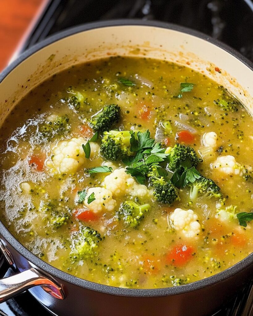 Broccoli Cauliflower Soup