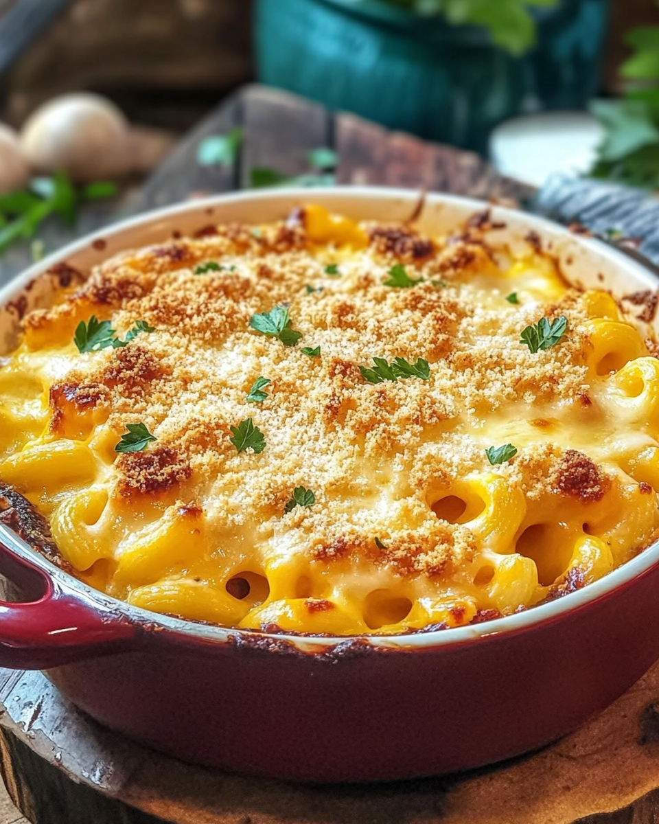 Halal Baked Mac & Cheese