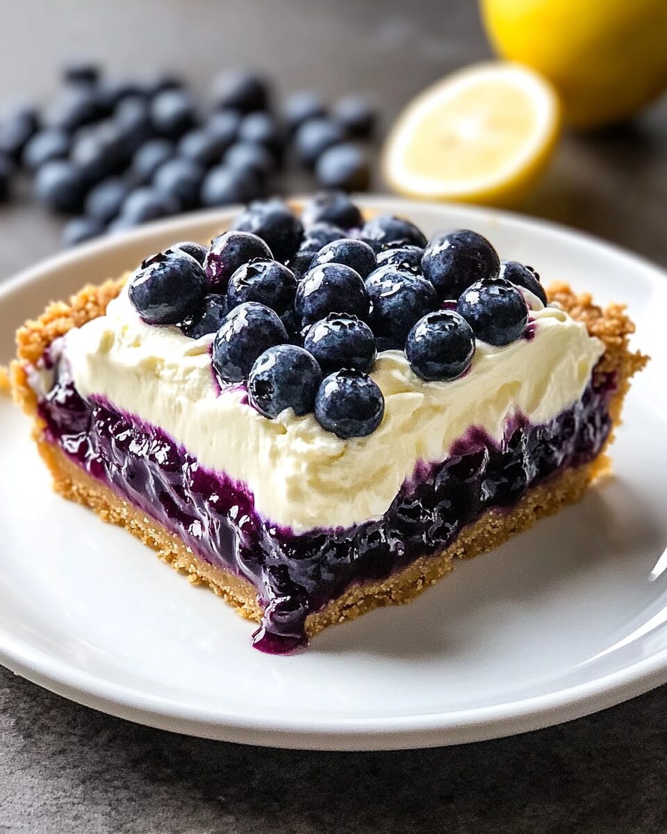 Lemon Blueberry Delight Bars