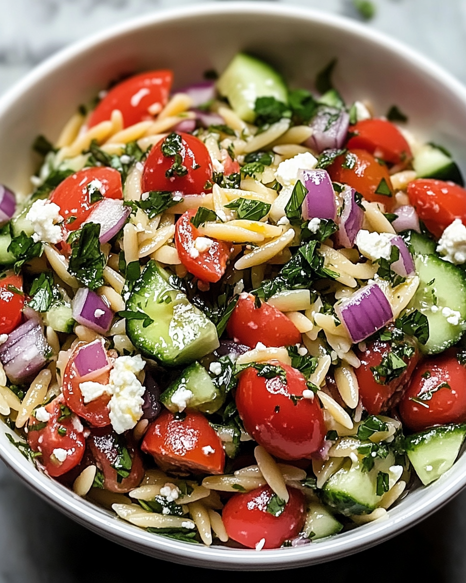 Mediterranean Orzo Pasta Salad