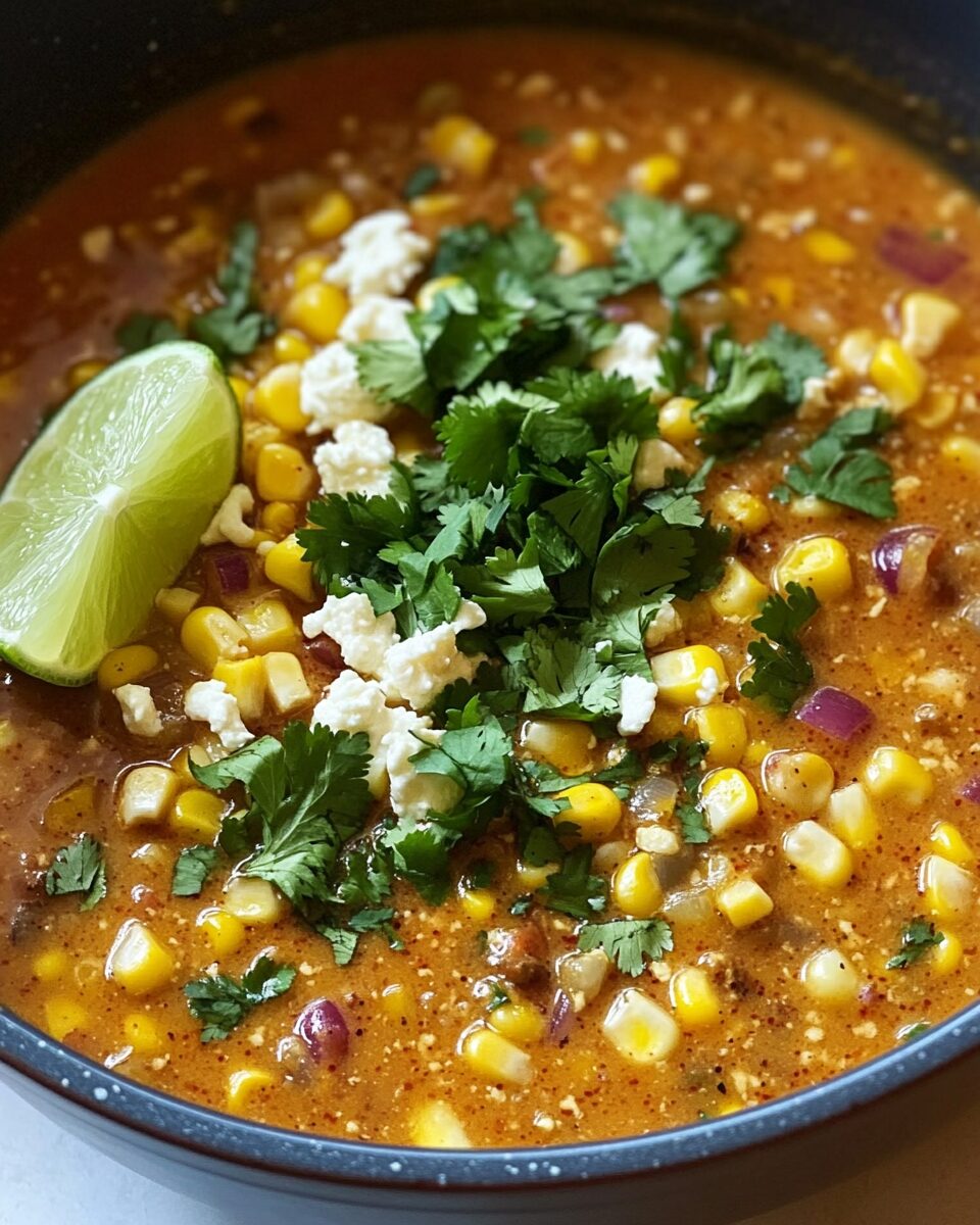 Mexican Street Corn Soup