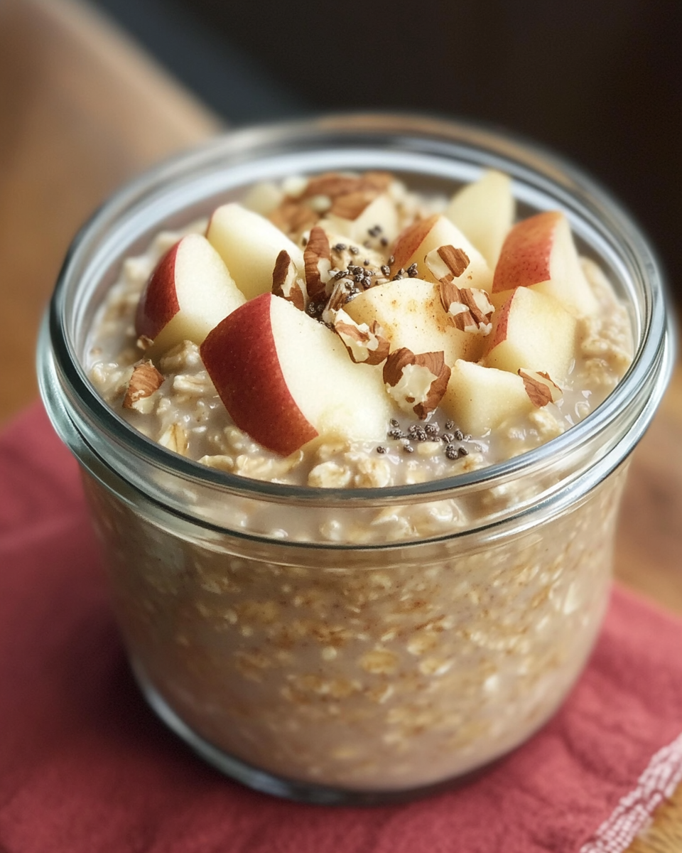 Apple Cinnamon Overnight Oats