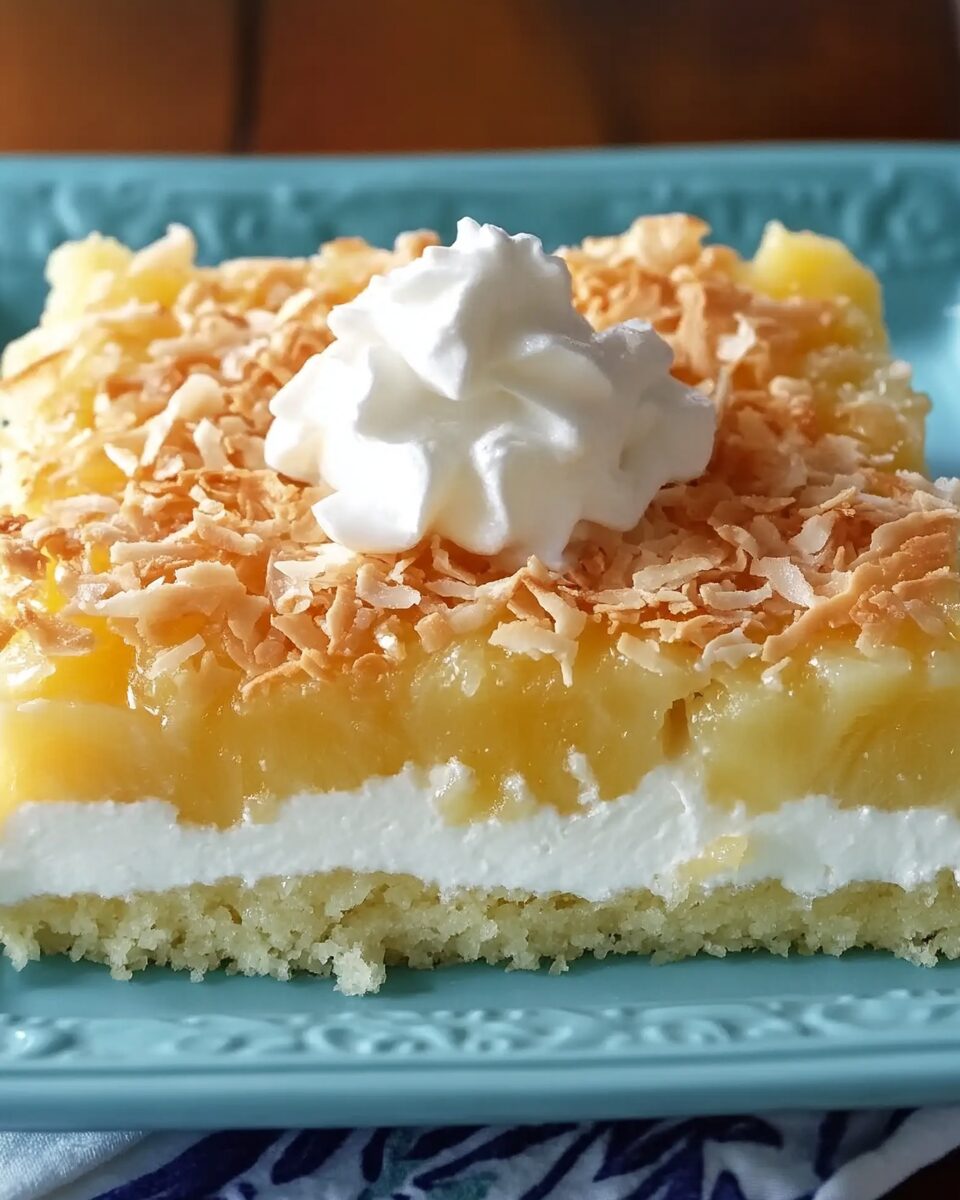 Pineapple Coconut Dream Cake