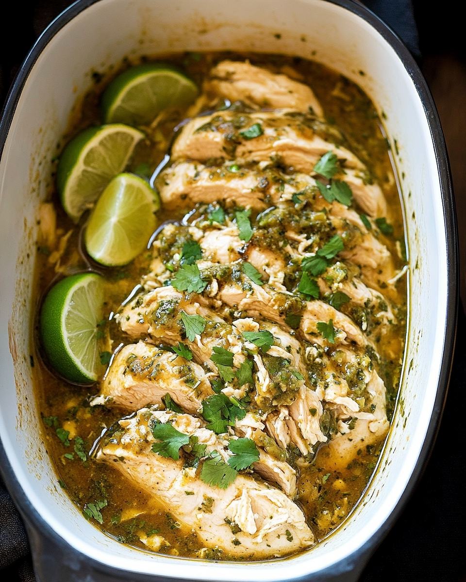 Salsa Verde Chicken Bake