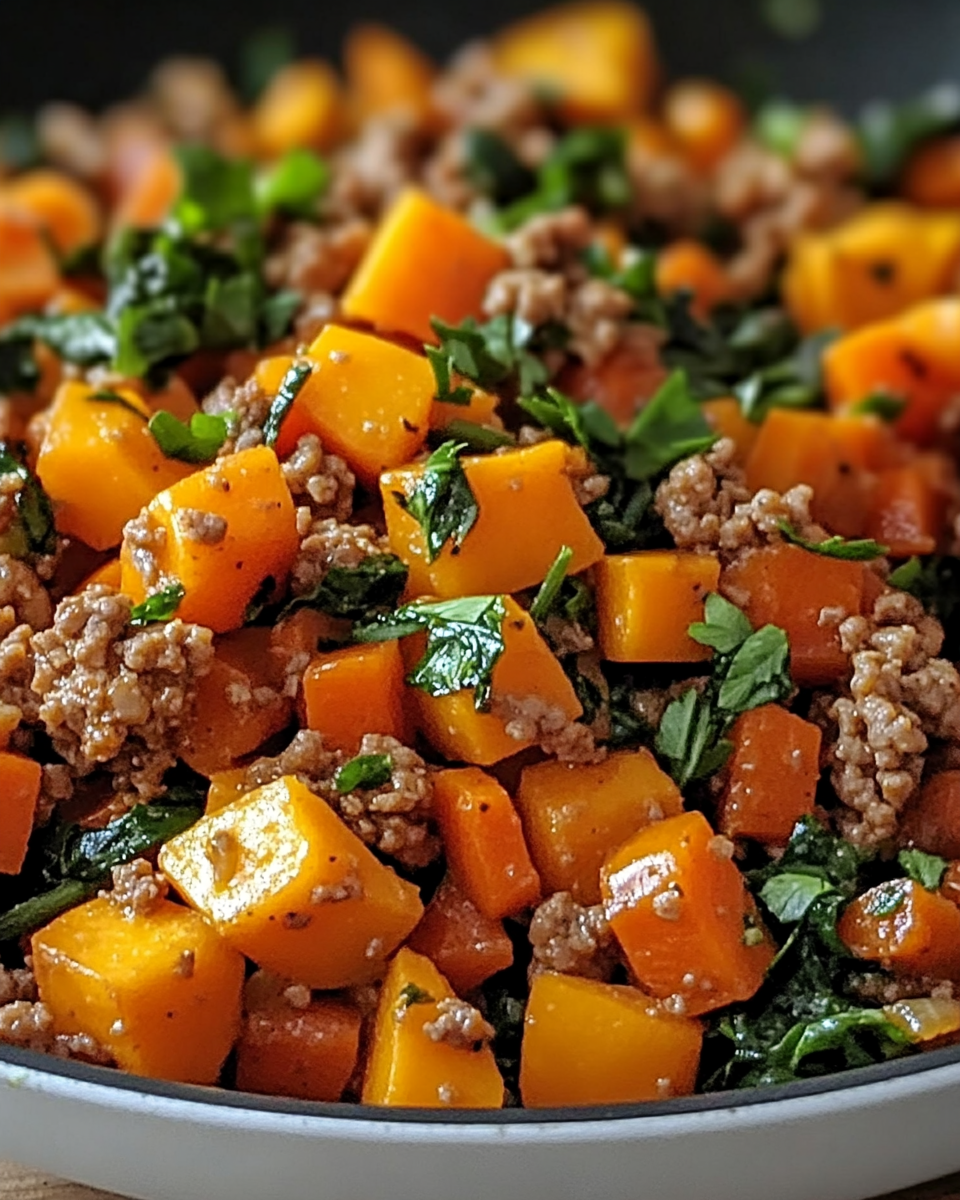Turkey Sweet Potato Skillet