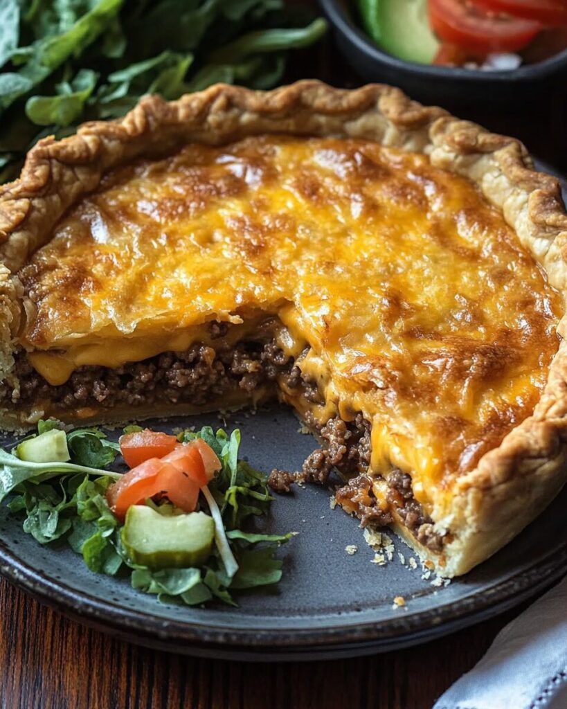 Impossible Cheeseburger Pie