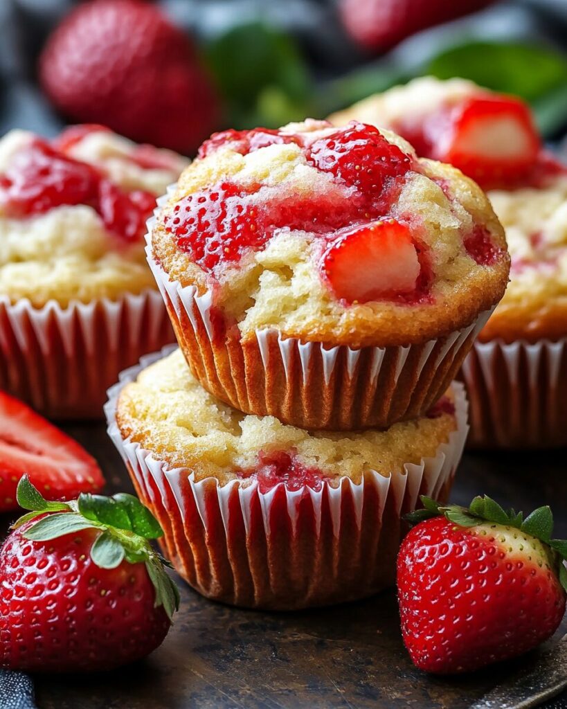 Strawberry Cream Cheese Muffins