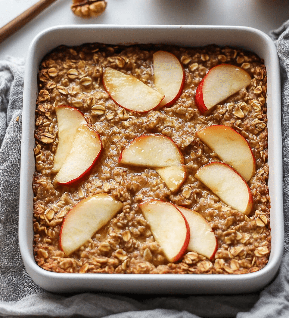 Apple Cinnamon Baked Oatmeal