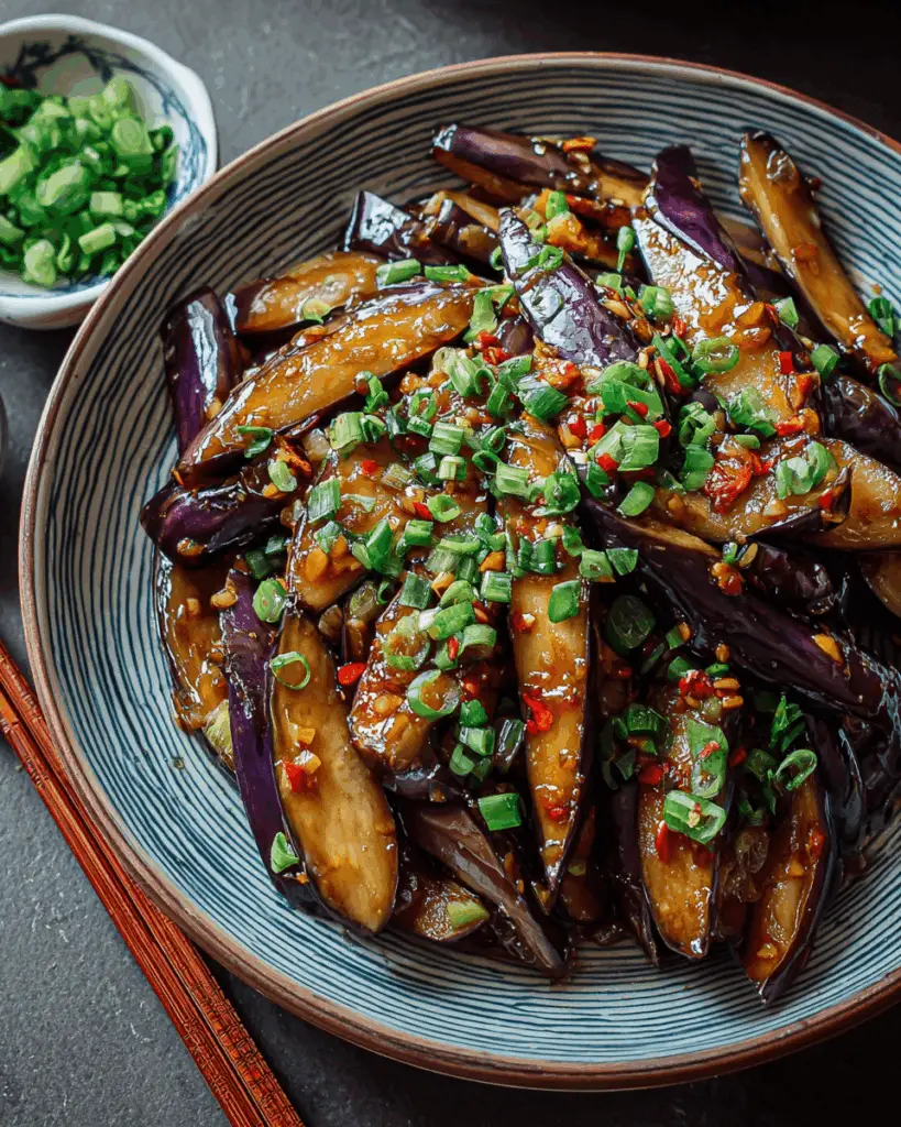 Chinese Eggplant with Garlic Sauce