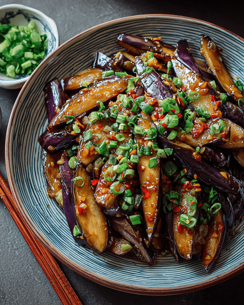 Chinese Eggplant with Garlic Sauce