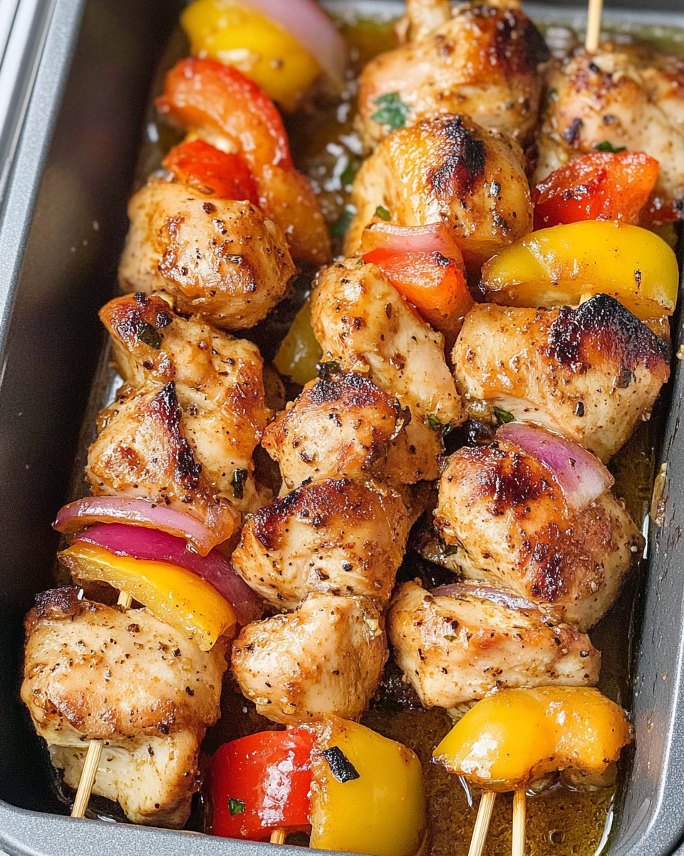 Air Fryer Chicken Skewers