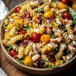 BBQ Chicken Ranch Pasta Salad