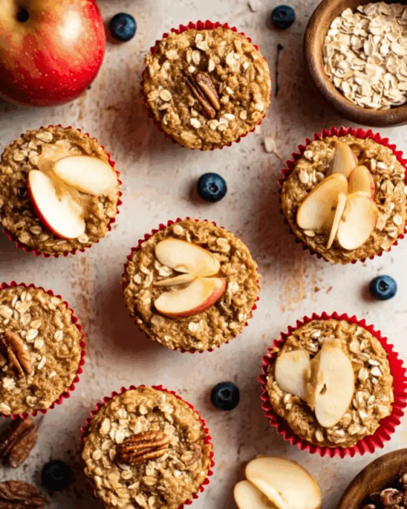 Apple Cinnamon Baked Oatmeal Cups