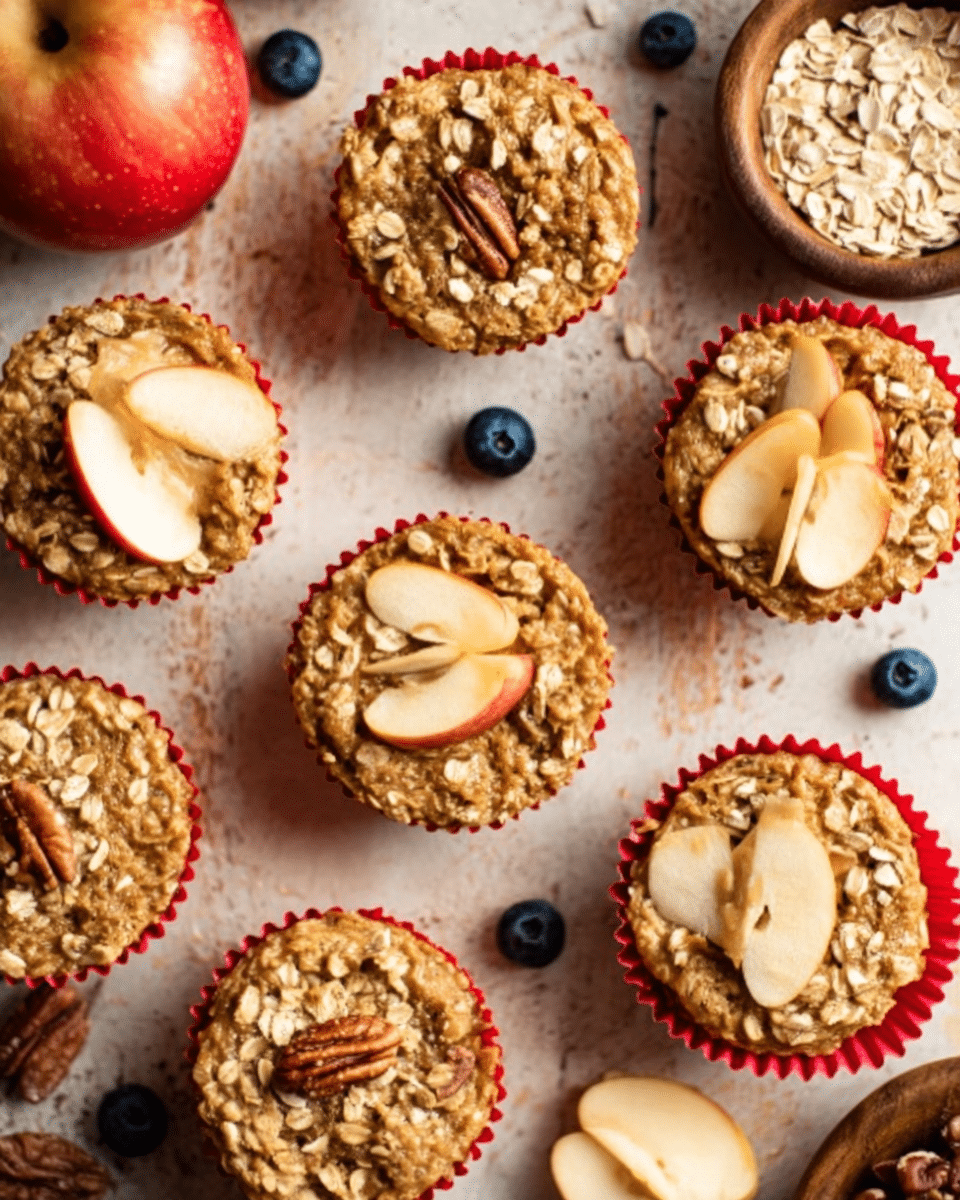 Apple Cinnamon Baked Oatmeal Cups