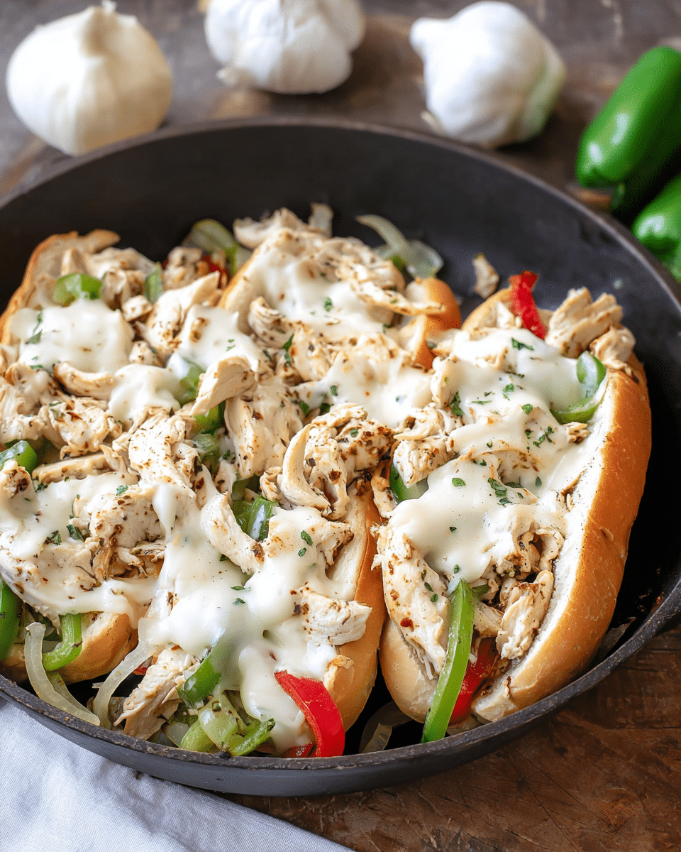 Chicken Cheesesteaks