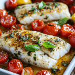 Cod with Tomato and Herb Butter