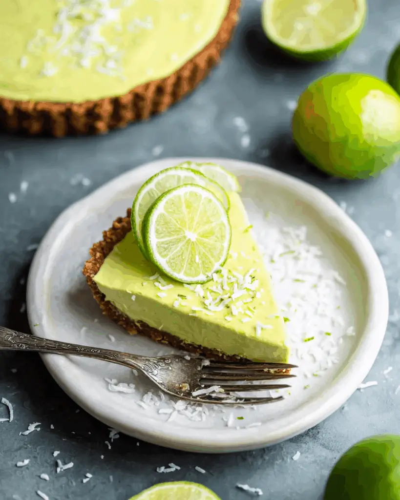 Avocado Lime Tart