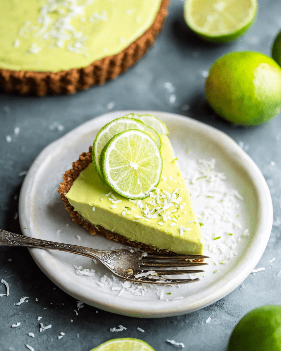 Avocado Lime Tart