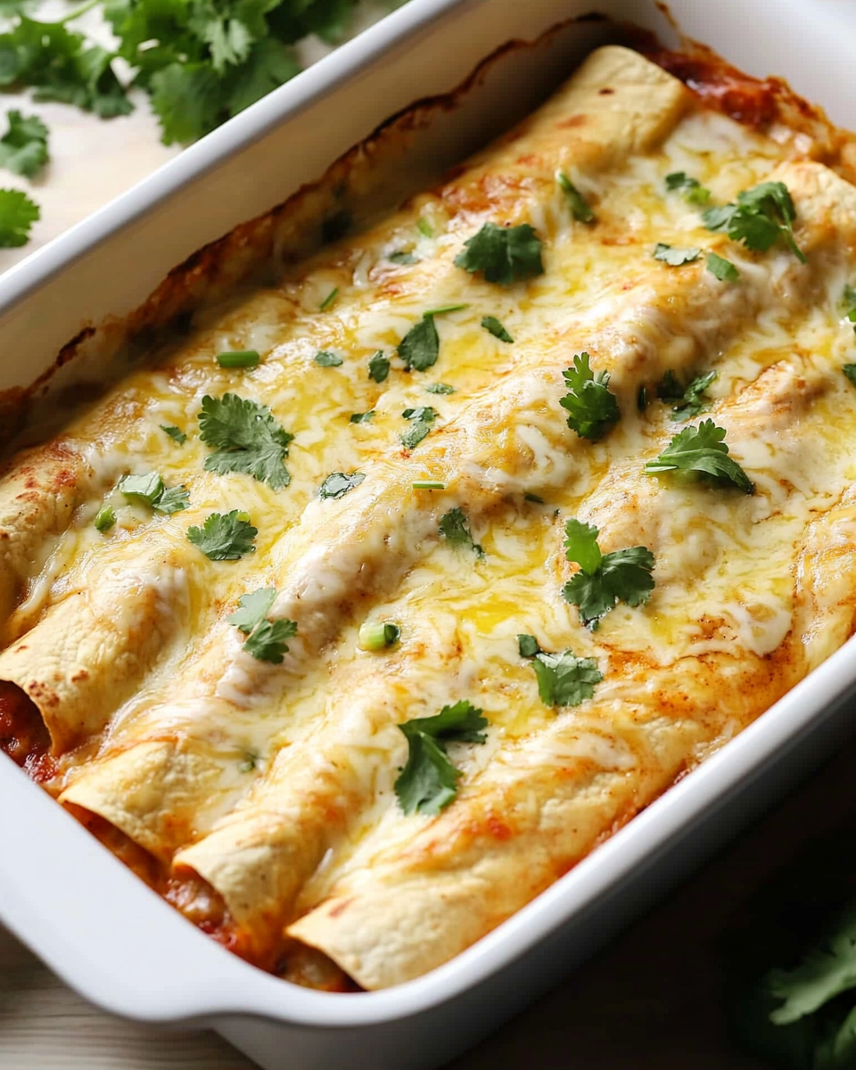 Cream Cheese Chicken Enchiladas