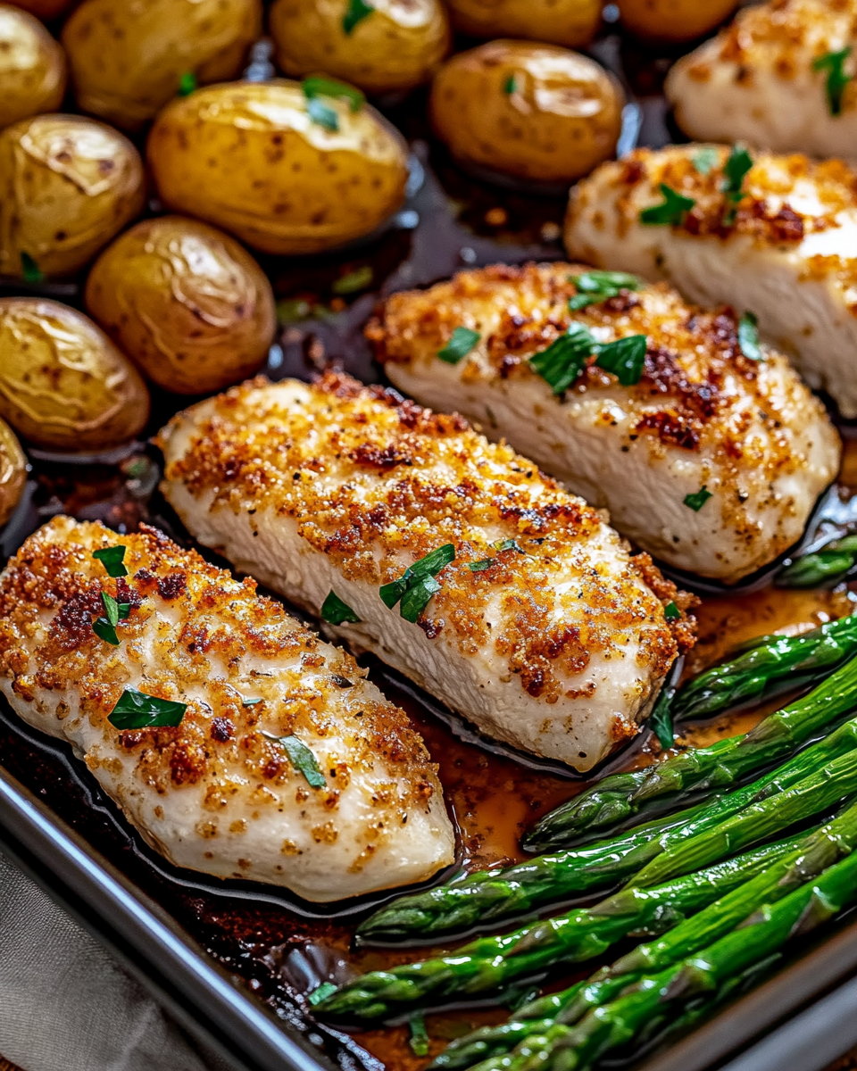Crispy Parmesan Garlic Chicken