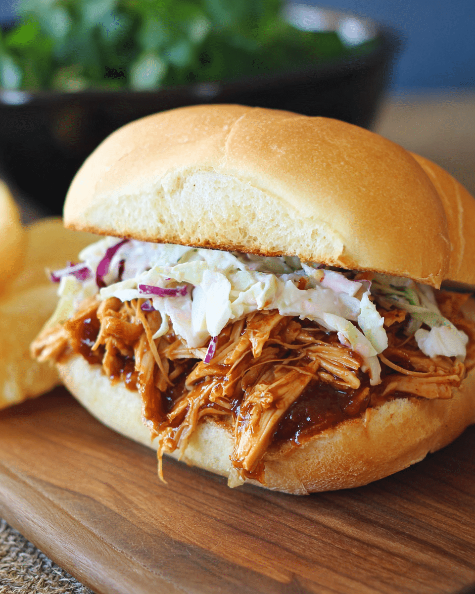 Pulled Hawaiian Chicken Sandwiches