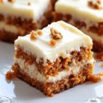 Carrot Cake Bars with Cream Cheese Frosting