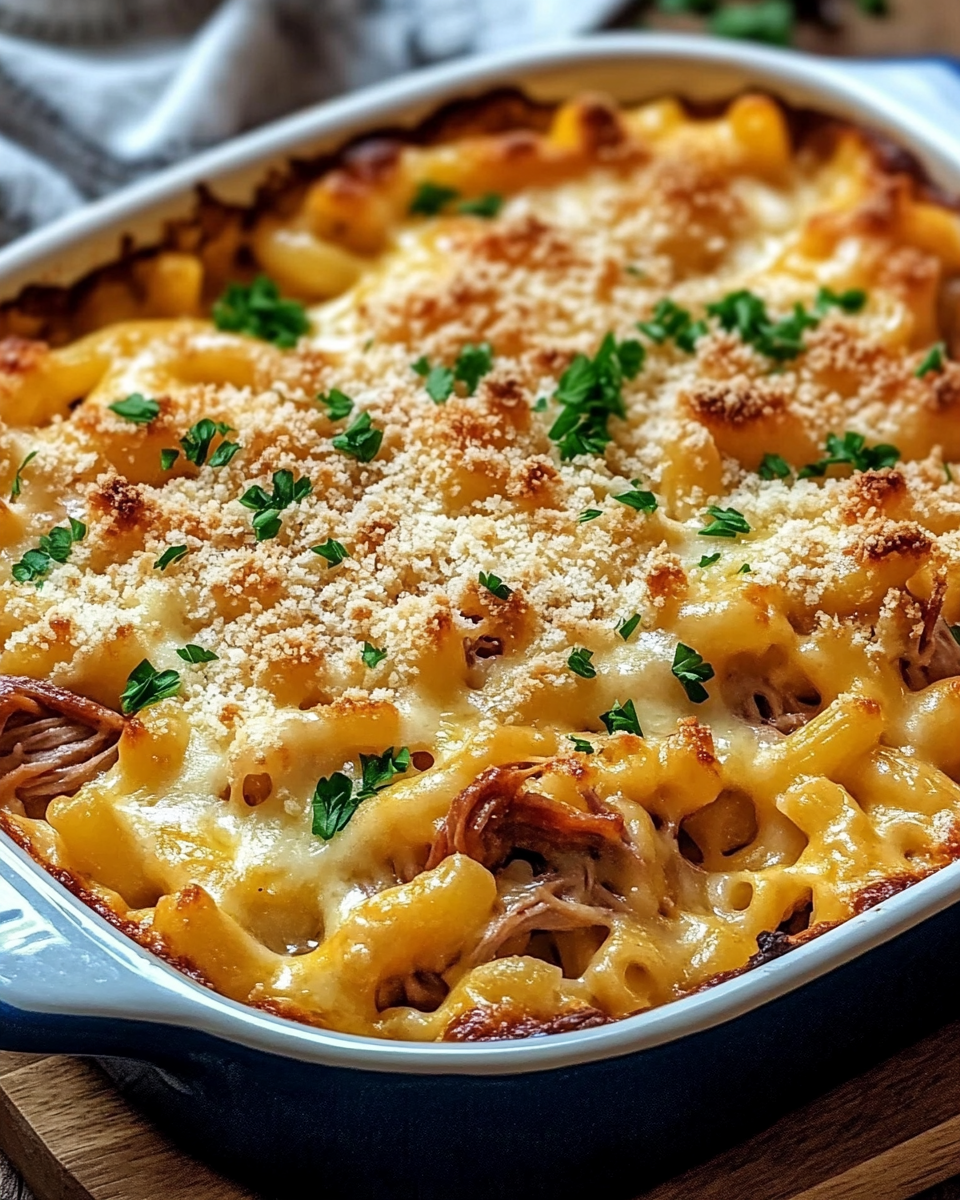 Pulled Pork Mac and Cheese