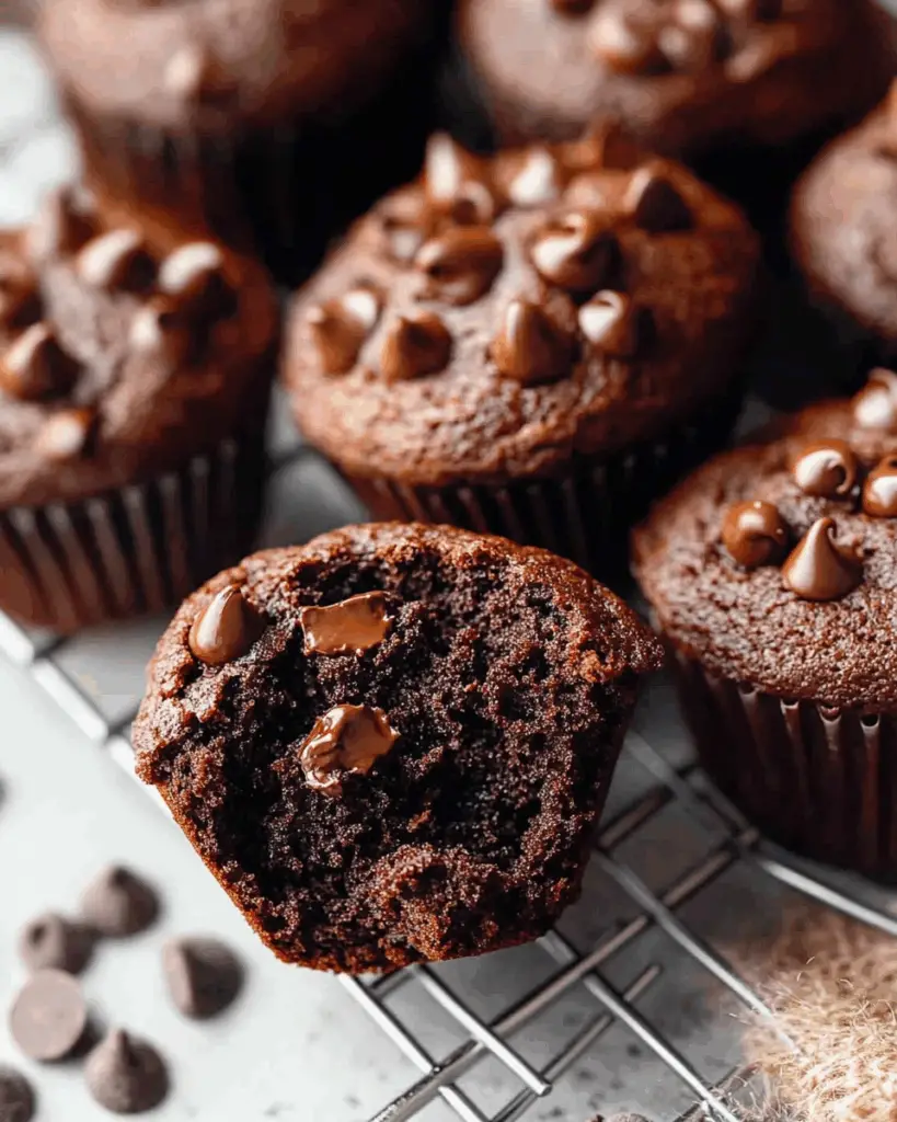 Double Chocolate Chip Muffins