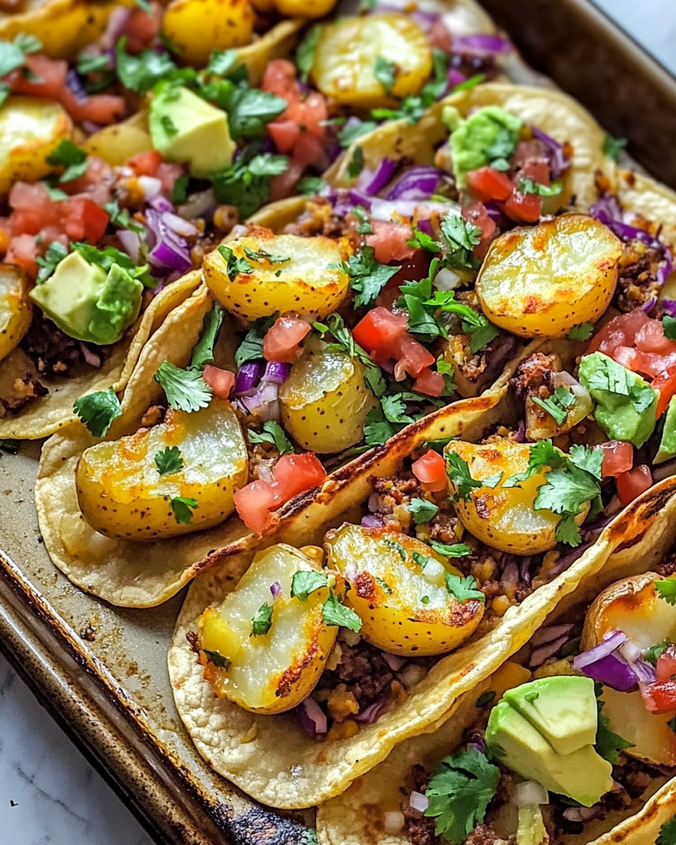 Smashed Potato Tacos
