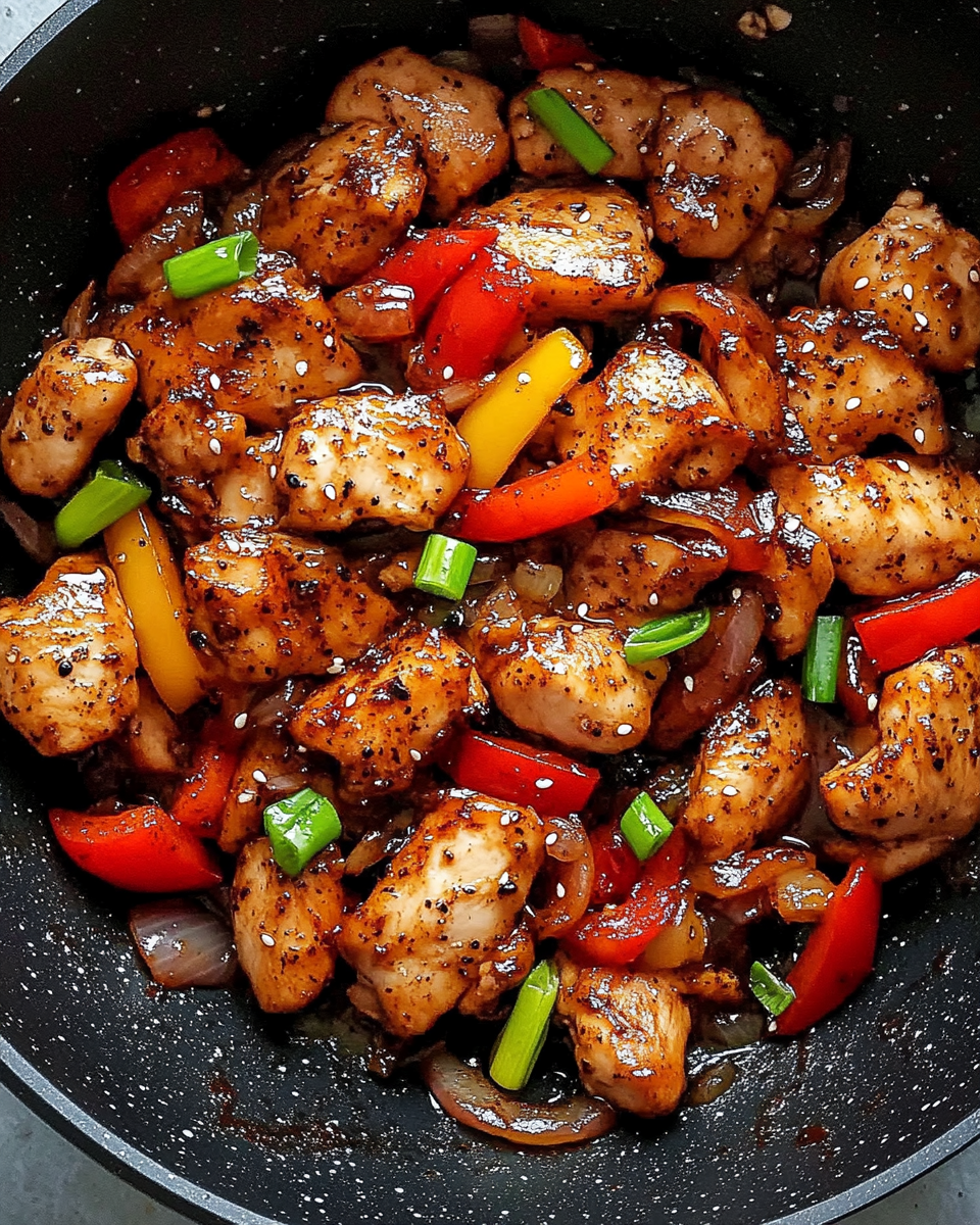 Black Pepper Chicken Stir-Fry