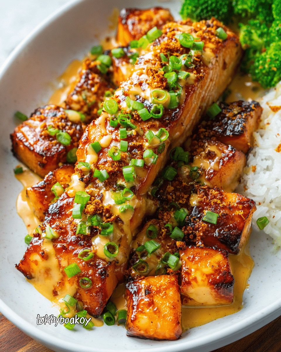 Bang Bang Salmon Bites