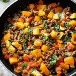 Ground Beef Veggie Skillet