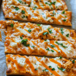 Hot Honey Buffalo Chicken Flatbreads