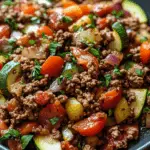 Mediterranean Ground Beef Stir-Fry