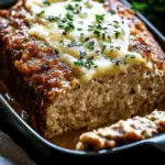 Garlic Parmesan Chicken Meatloaf