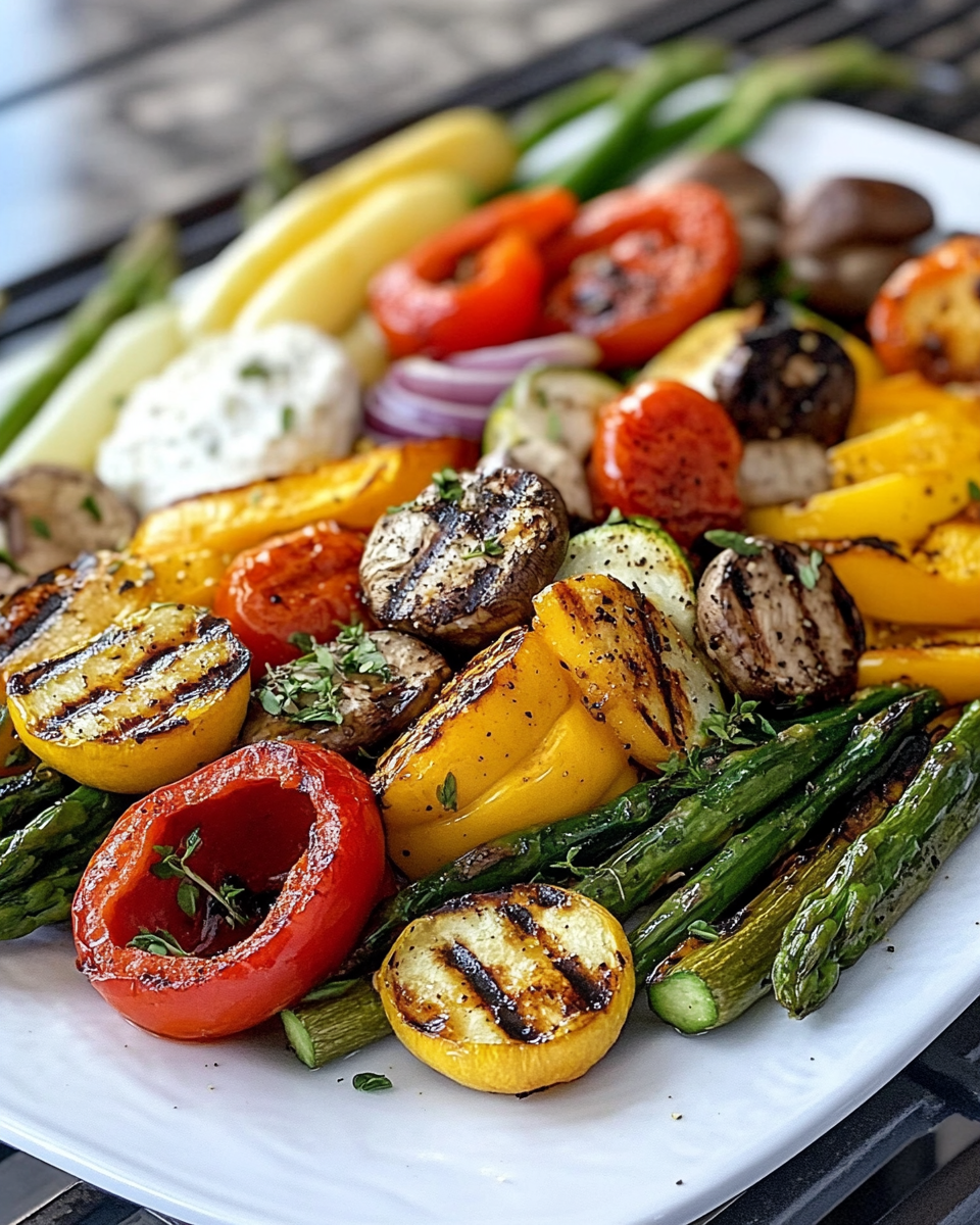 Grilled Summer Vegetable Platter