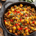 Mexican Ground Beef and Potato Skillet