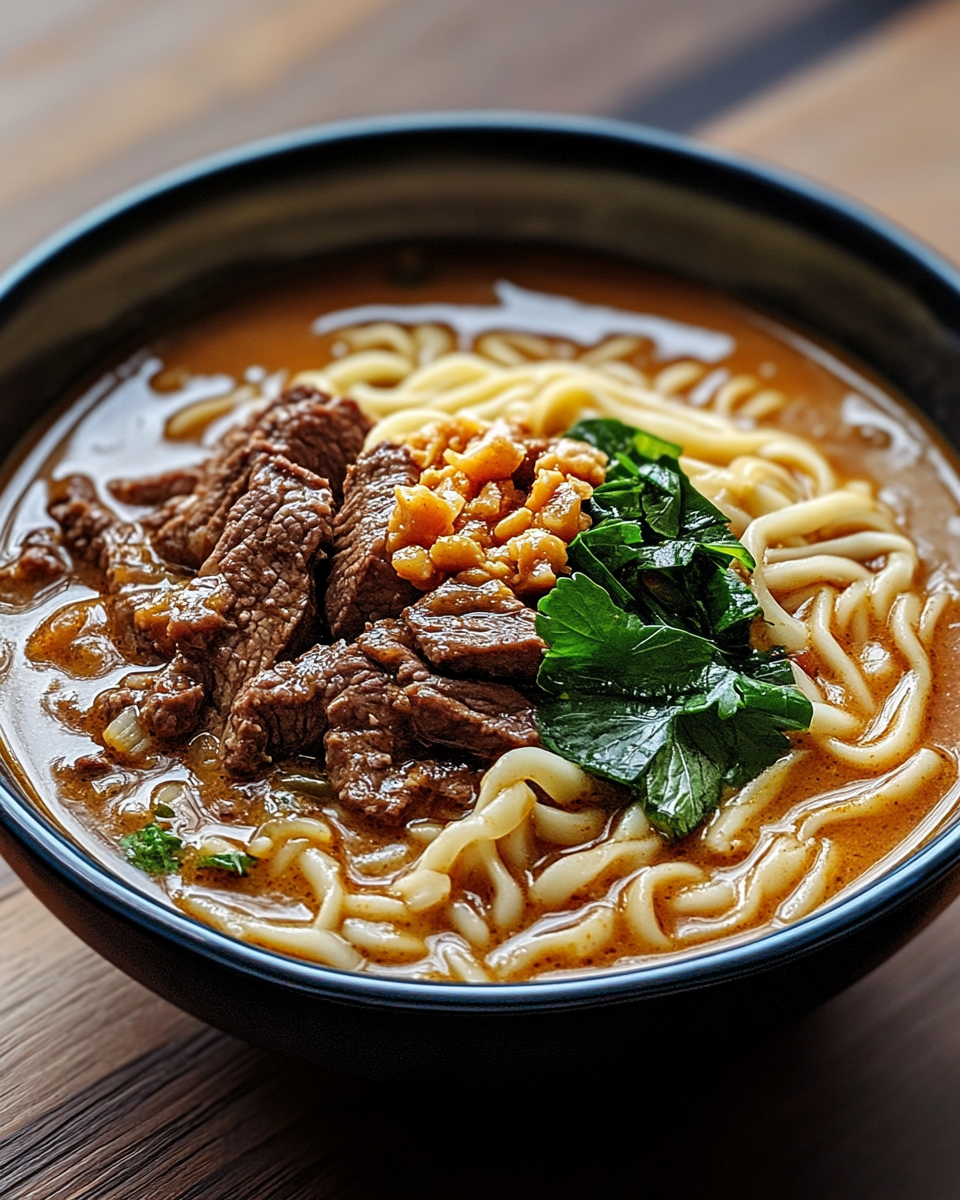 Satay Beef Noodle Soup