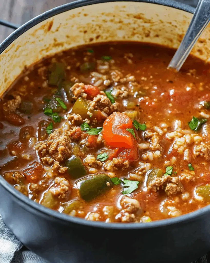 Stuffed Pepper Soup