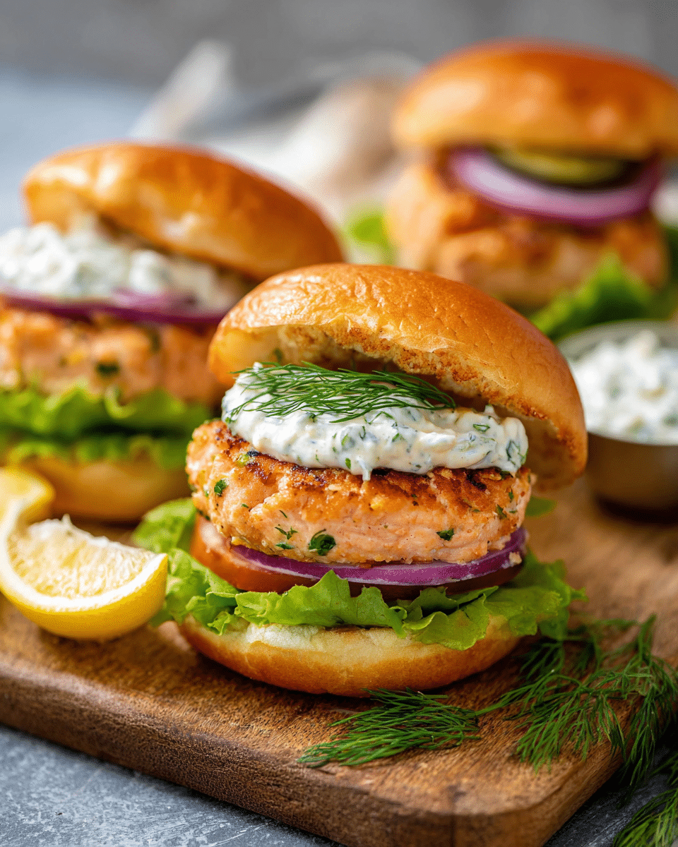 Salmon Burgers