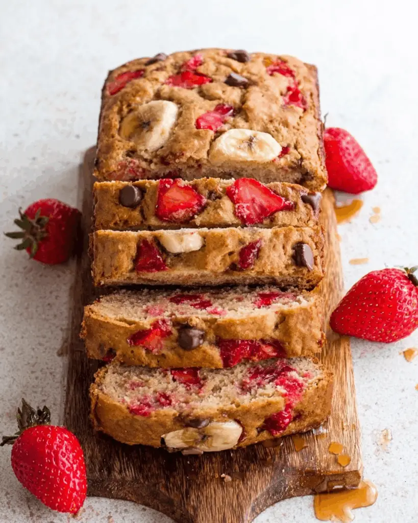 Strawberry Banana Bread