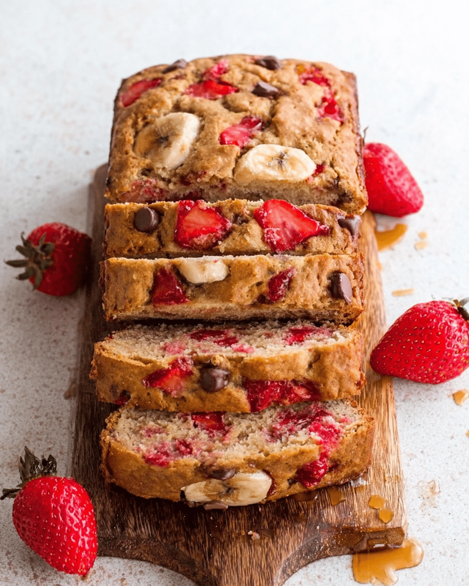 Strawberry Banana Bread