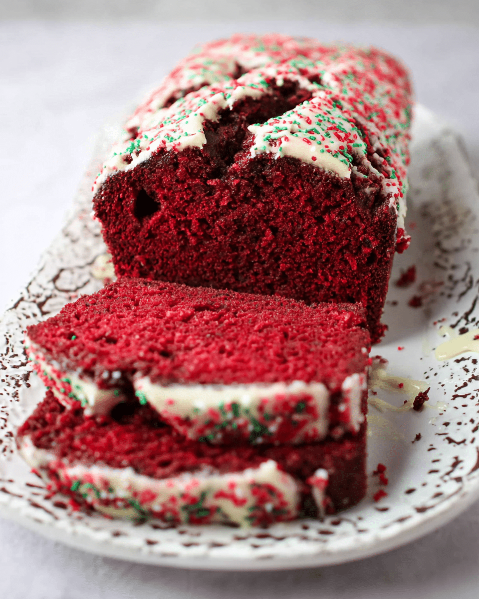 Red Velvet Banana Bread