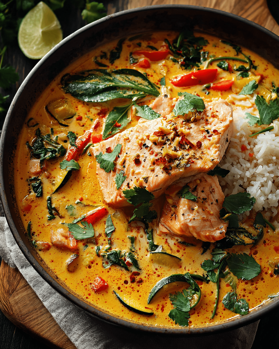 Coconut Salmon Curry