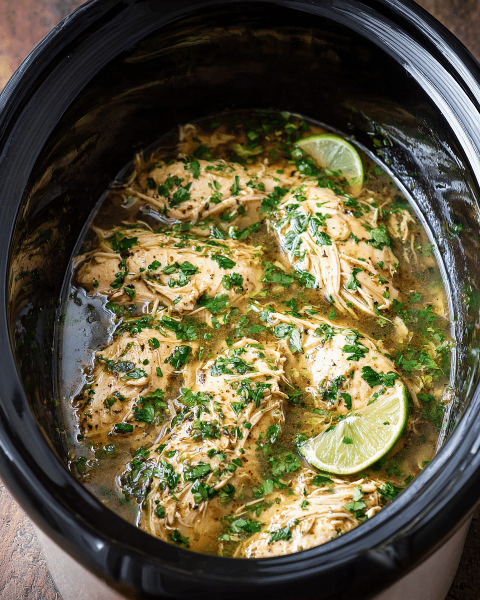 Slow Cooker Cilantro Lime Chicken