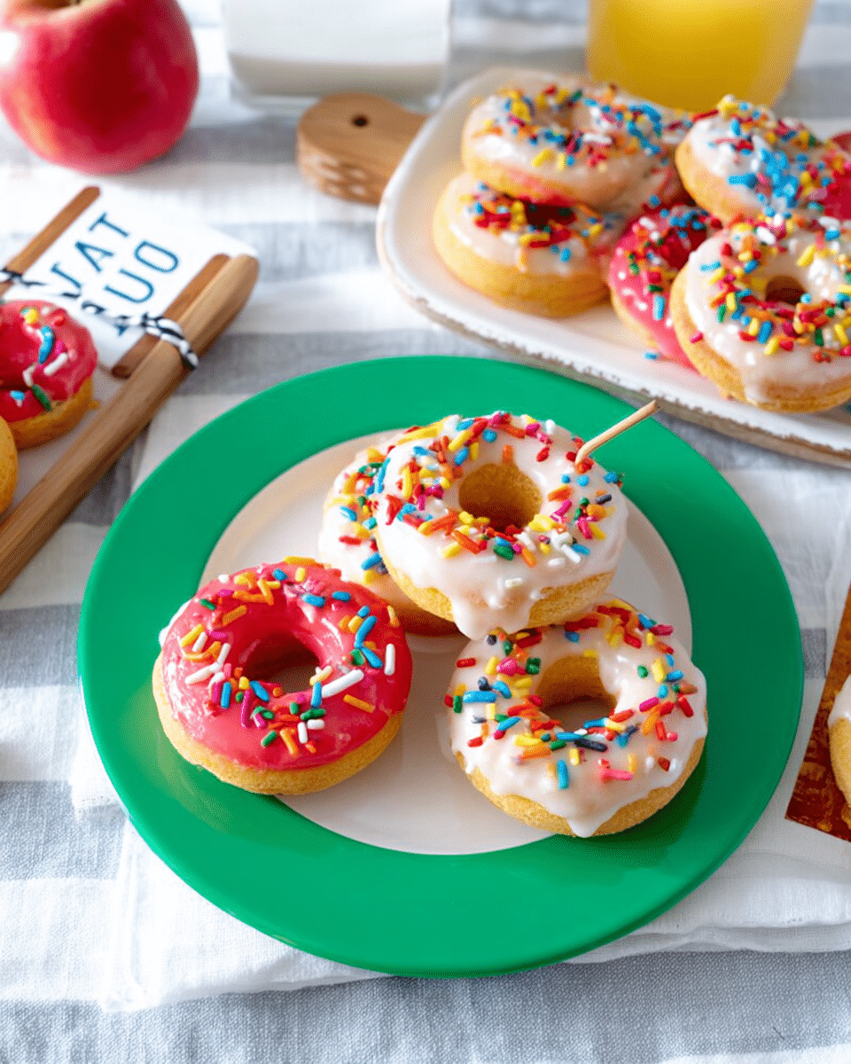 Back-to-School Sprinkle Donuts