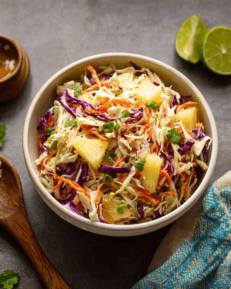 Pineapple Coleslaw