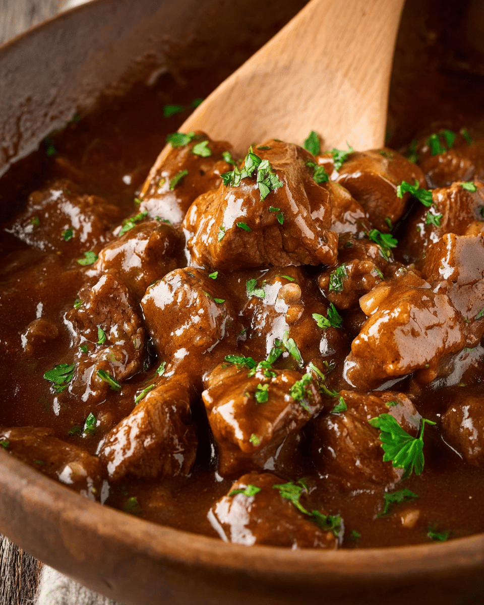 Crock Pot Beef Tips and Gravy