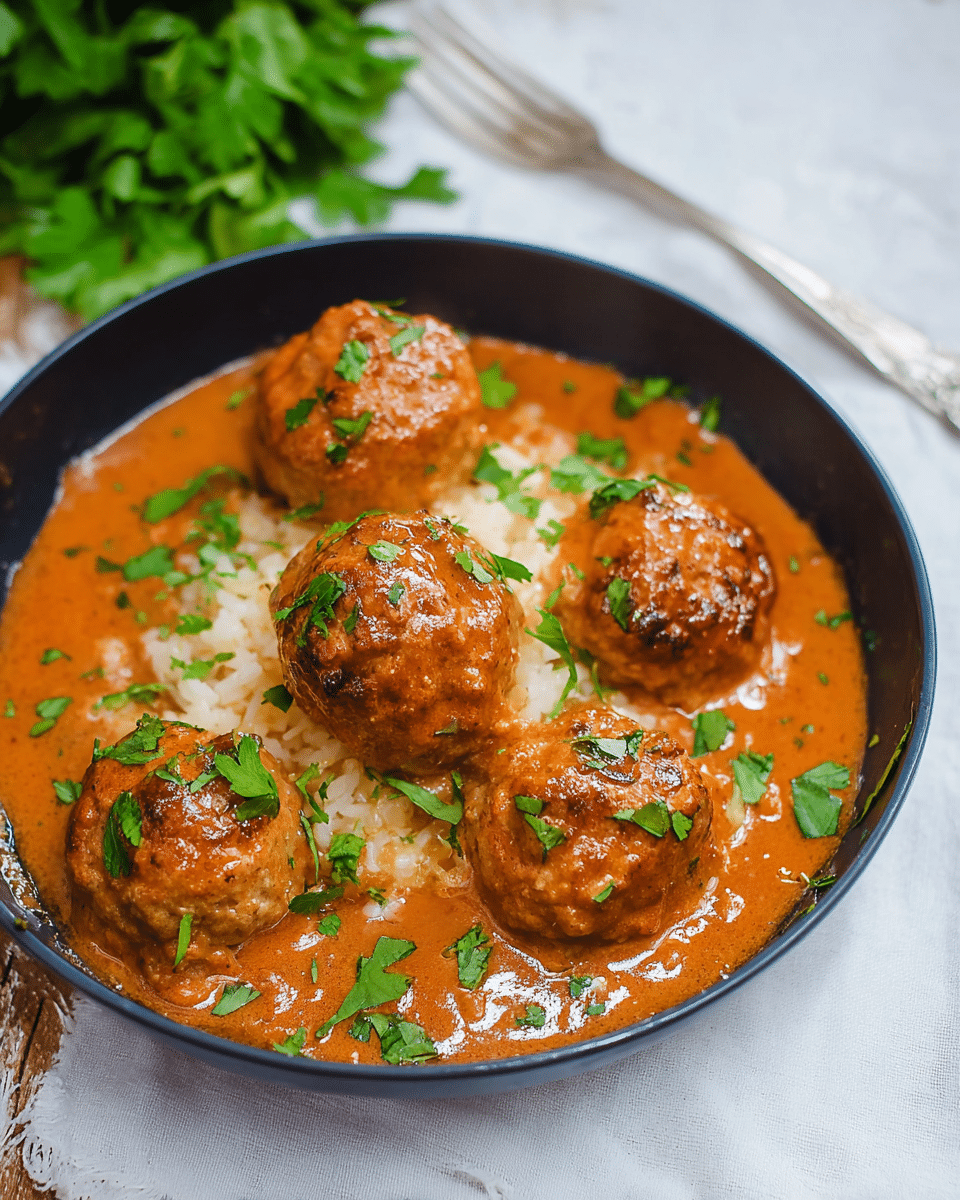 Butter Chicken Meatballs