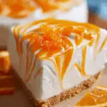 No-Bake Orange Creamsicle Cheesecake